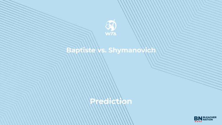 Baptiste vs. Shymanovich Prediction at the Open Capfinances Rouen Metropole - Thursday, April 16