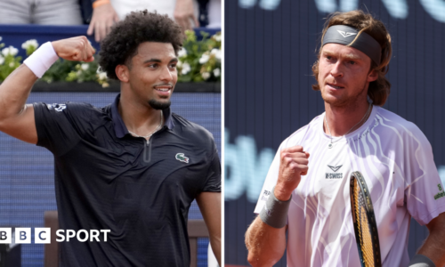 Arthur Fils and Andrey Rublev