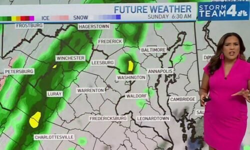 Beautiful Saturday before weekend temperatures drop – NBC4 Washington