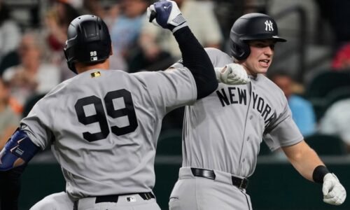Ben Rice, Aaron Judge make history with back-to-back homers