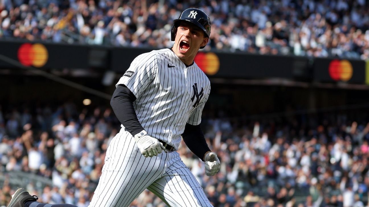 Ben Rice cleaning up in star-studded Yankees lineup