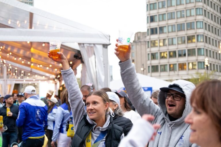 The Mile 27 Post-Race Party at City Hall Plaza.