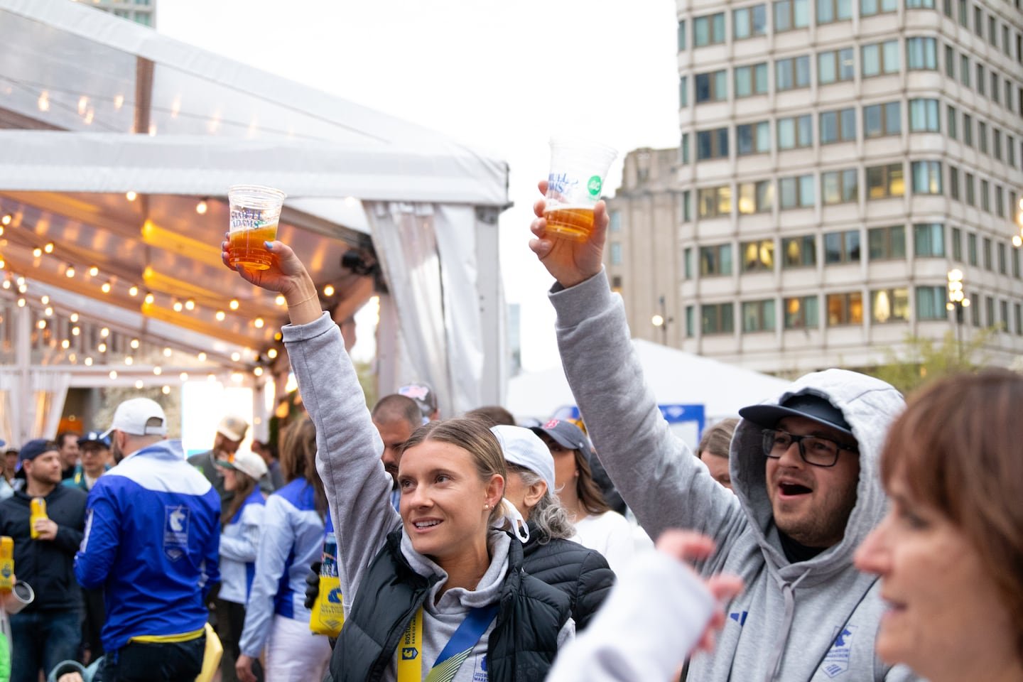 The Mile 27 Post-Race Party at City Hall Plaza.