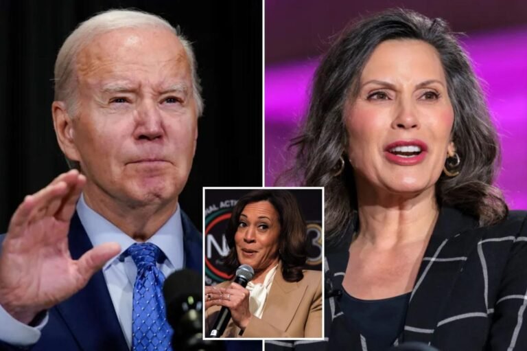 Biden 'wanted' Gretchen Whitmer as VP but 'had to choose' Kamal Harris: report