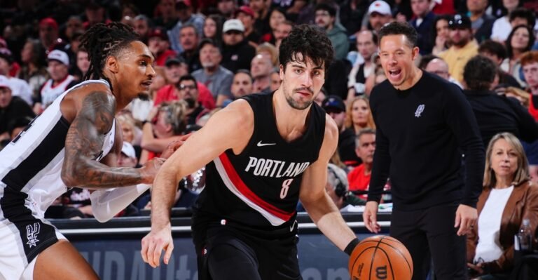 Blazers’ Deni Avdija Discusses Game 4 Altercation With Stephon Castle