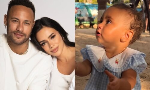 Neymar Jr e Bruna Biancardi são pais de Mel - Foto: Reprodução / Instagram @queiroz @brunabiancardi