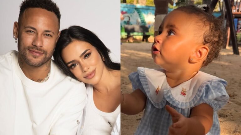 Neymar Jr e Bruna Biancardi são pais de Mel - Foto: Reprodução / Instagram @queiroz @brunabiancardi