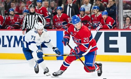 Canadiens playoff notebook: The matchup game and how St. Louis once lifted Slafkovský