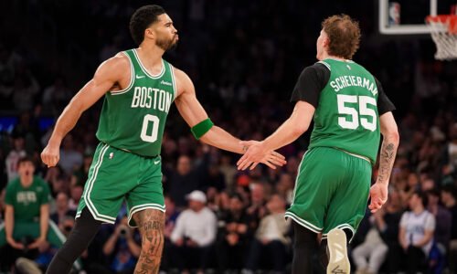 Celtics playoff predictions hinge on Scheierman, Tatum and more – NBC Sports Boston