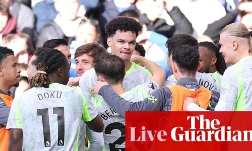 Chelsea v Manchester City: Premier League – live | Premier League