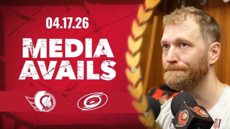 Claude Giroux Media Availability | Ottawa Senators