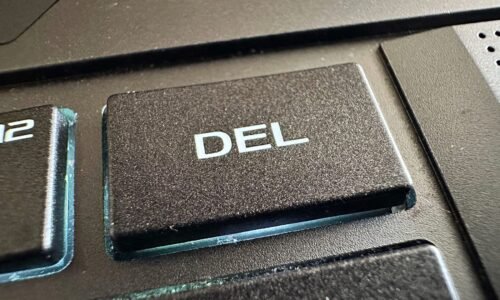 A delete key today