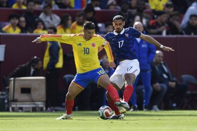 Colombia’s James Rodríguez hospitalized for ‘severe dehydration’ day after loss to France