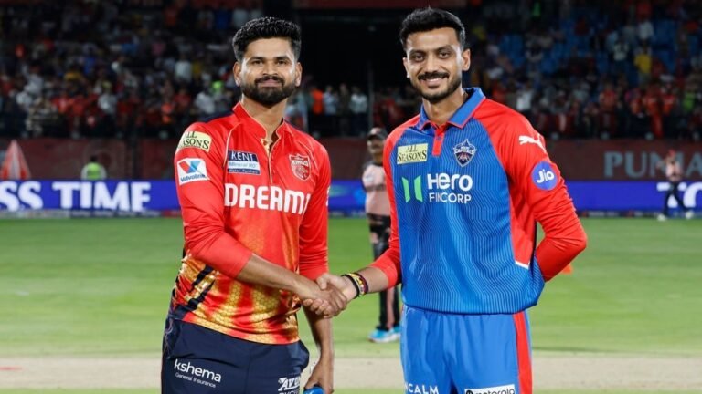 DC bat against PBKS in Delhi; both teams unchanged