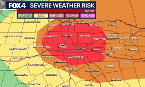 Dallas weather: Severe storm threat returns Tuesday with large hail, wind and tornado risks
