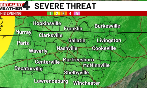 Damaging wind, hail threat with storms this evening