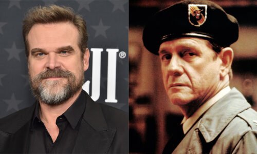 David Harbour and Richard Crenna Rambo