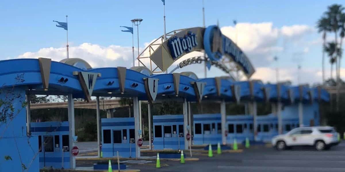 The Magic Kingdom Park toll booth