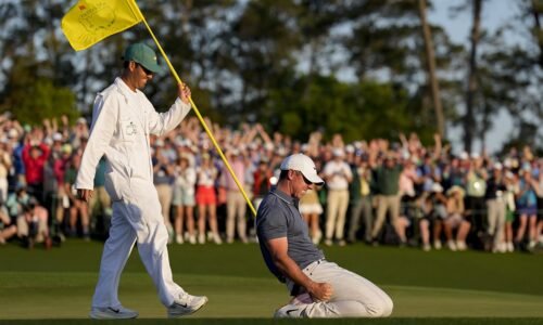 Final round audience trend for the Masters on CBS
