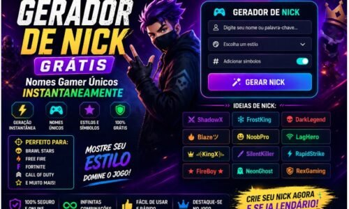 Gerador de Nick