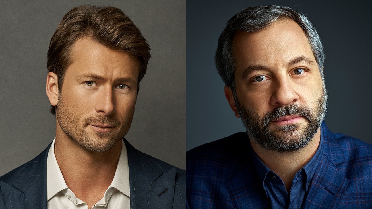 Glen Powell and Judd Apatow