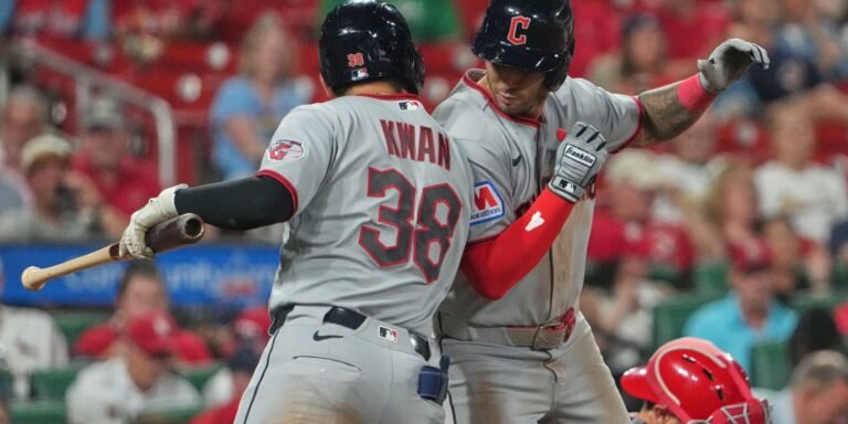 Guardians' starters all reach base in win over Cardinals