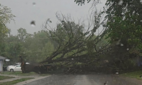 Hail, severe rainfall & flash flooding throughout the metro