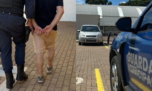 Homem é detido pela GM após se recusar a devolver carro de amiga em Cascavel