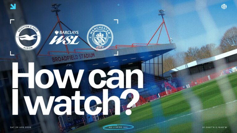 How can I watch Brighton v City on TV?