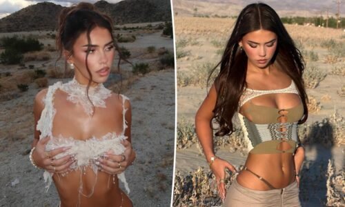 Influencer Leah Halton dubbed 'most beautiful girl' at Coachella