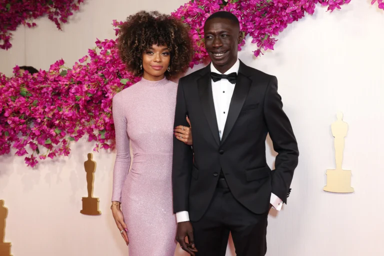 Wendy Thembelihle Juel and Khaby Lame attend the 96th Annual Academy Awards on March 10, 2024 - Source: Getty
