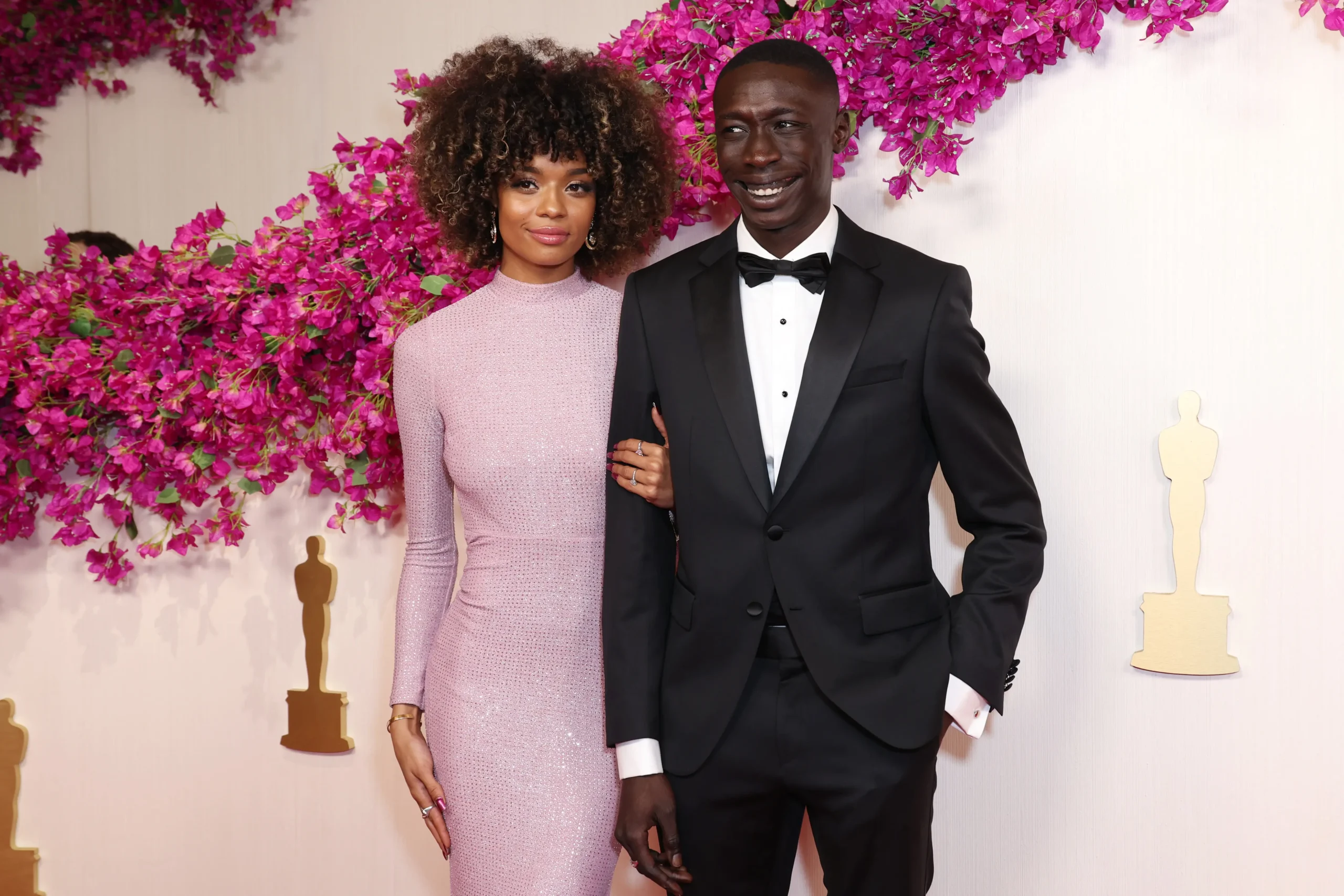 Wendy Thembelihle Juel and Khaby Lame attend the 96th Annual Academy Awards on March 10, 2024 - Source: Getty