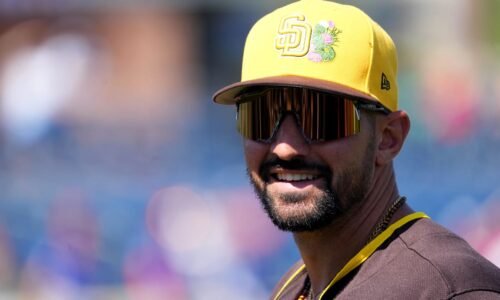 San Diego Padres outfielder Nick Castellanos.