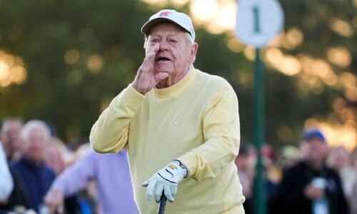 Jack Nicklaus nearly hits Masters patrons with errant ceremonial tee shot
