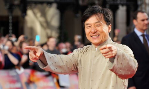 LONDON, ENGLAND - JULY 15:  Jackie Chan attends the UK Film Premiere of The Karate Kid at Odeon Leicester Square on July 15, 2010 in London, England.  (Photo by Gareth Cattermole/Getty Images)