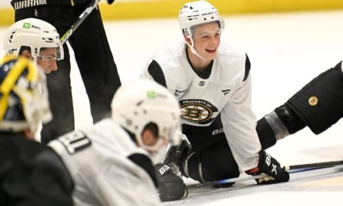 If the Bruins sew up their playoff spot Saturday against the Lightning, James Hagens could make his NHL debut Sunday evening against the Blue Jackets in Columbus.