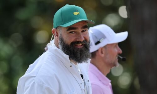 Jason Kelce participating in ESPN’s Masters coverage not received well by fans