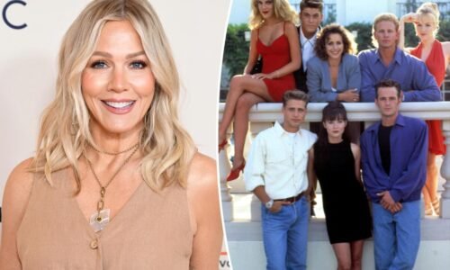 Jennie Garth reveals '90210' co-star who was her 'first true love' in major bombshell