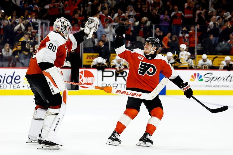 Goalie Dan Vladar and the Flyers are in control of their playoff destiny with just four games to play.
