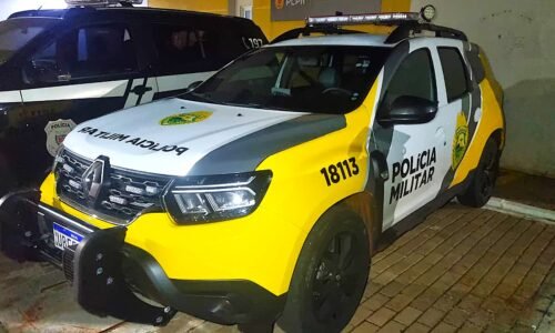 Jovens caem de moto após fuga da PM e são flagrados com maconha em Santa Tereza do Oeste