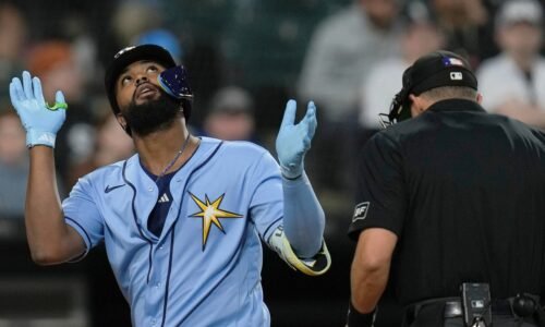 Junior Caminero leads Rays to fifth straight win