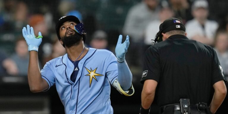 Junior Caminero leads Rays to fifth straight win