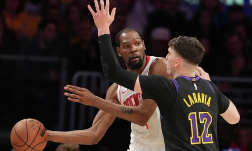 Kevin Durant listed as questionable for Game 3 vs. Lakers