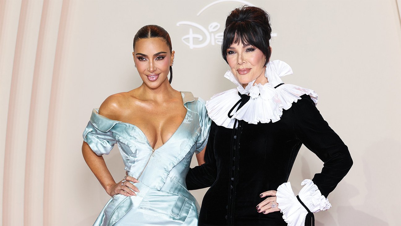 Kim Kardashian and youthful mom Kris Jenner at the All’s Fair premiere in Paris
