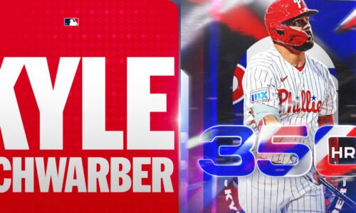 Kyle Schwarber hits his 350th career home run