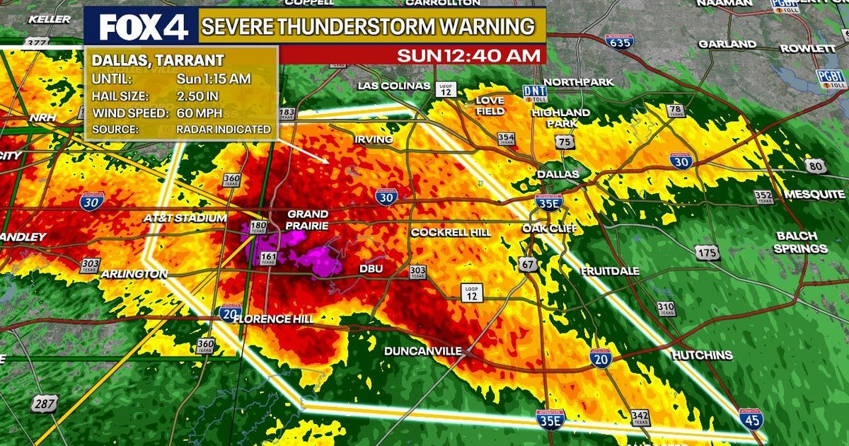 LIVE: Tornado watch in effect for much of North Texas; 1 confirmed dead