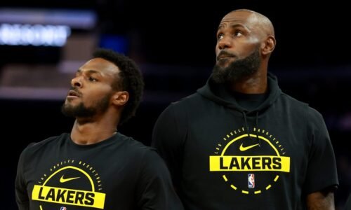 LeBron, Bronny James record first son-to-father assist in NBA history