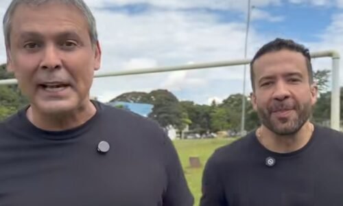 Os deputados Lindbergh Farias (PT-RJ) e André Janones (Rede-MG) publicaram vídeo na 5ª feira (9.abr.2026) em que chamam o senador Flávio Bolsonaro (PL-RJ) de "vagabundo"
