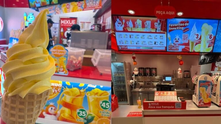 Maior que o McDonald's: gigante chinesa do fast food chega ao Brasil com casquinha a R$ 3
