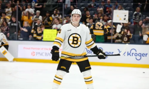 Marco Sturm Revals Likelihood James Hagens Plays In Game 1 image